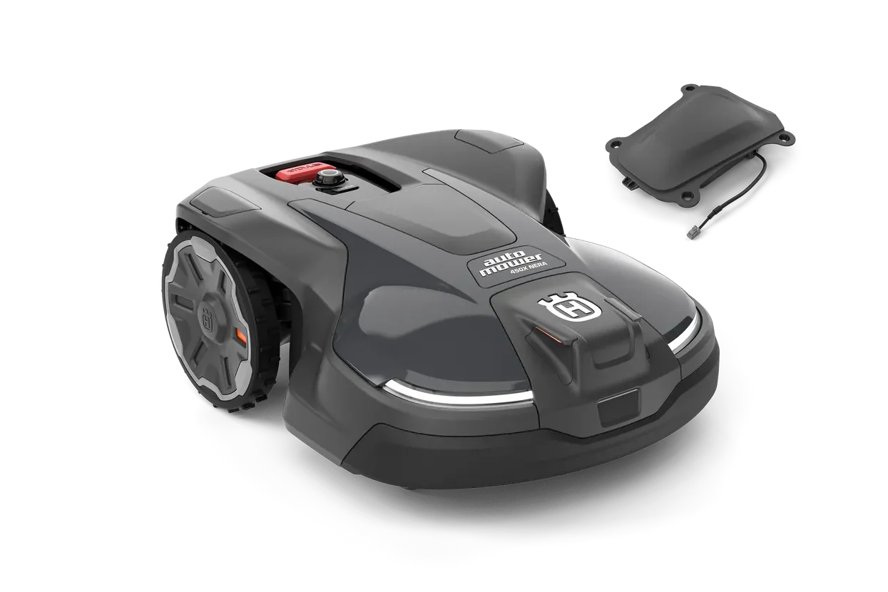 Automower® 450X NERA in Husqvarna EPOS™ Plug-in ter referenčna postaja